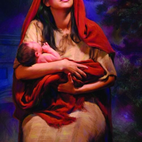 Mary and Baby Jesus - Postcard