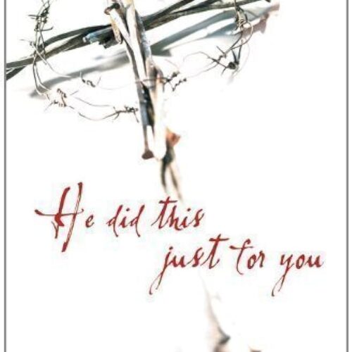 He Did This  Just For You - tract