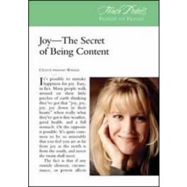 Joy -- The Secret of Being Content