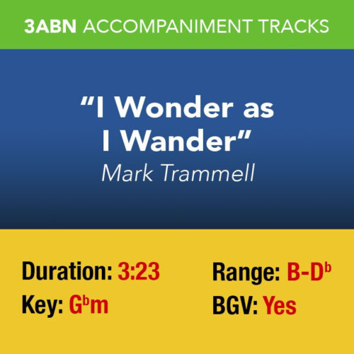 I Wonder as I Wander