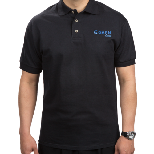 Black Latino Logo Polo Shirt Small