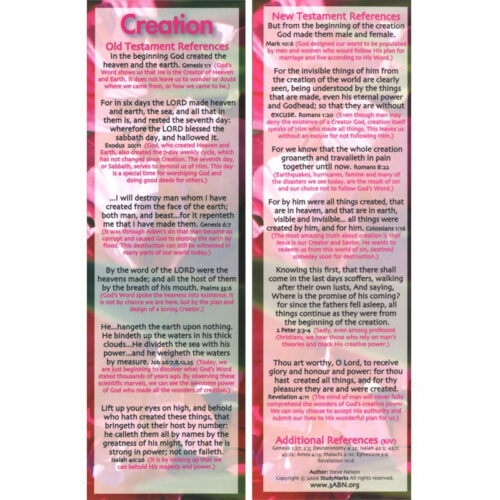 Set of 25 Bible Study Marks (choose a topic)