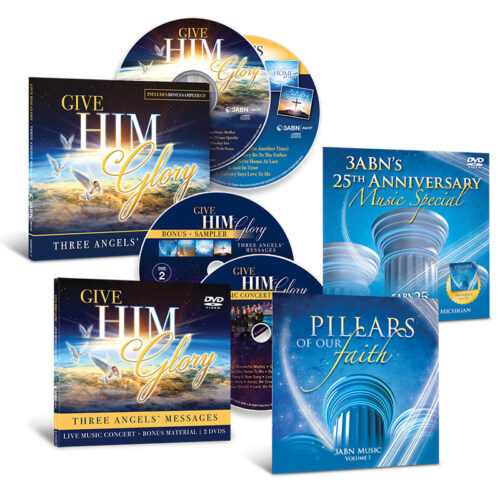 Give Him Glory CD/DVD and Pillars CD/DVD