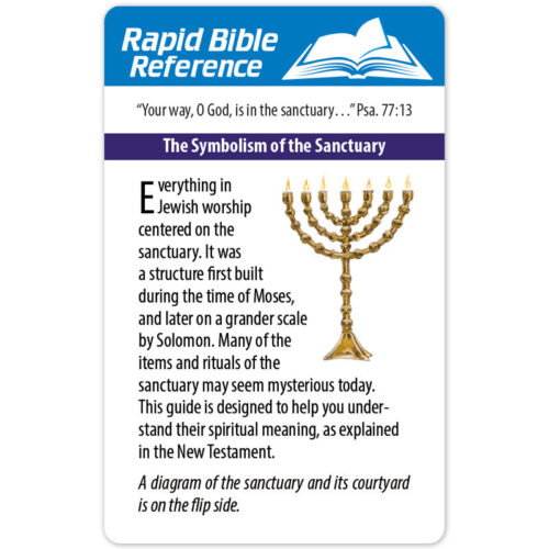 Sanctuary Bible Reference Card