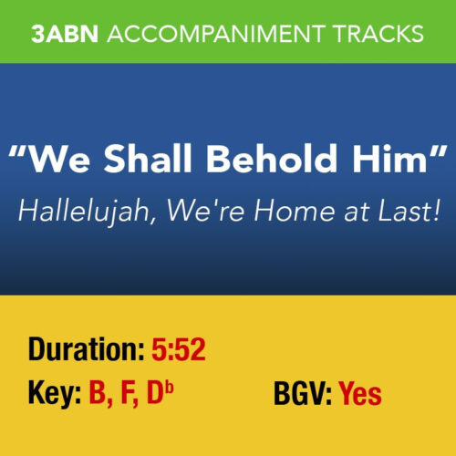 We Shall Behold Him