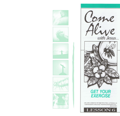 Come Alive with Jesus Lesson #6 & Hope For Today’s Families Book